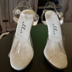 Ellie Transparent Strap Heels